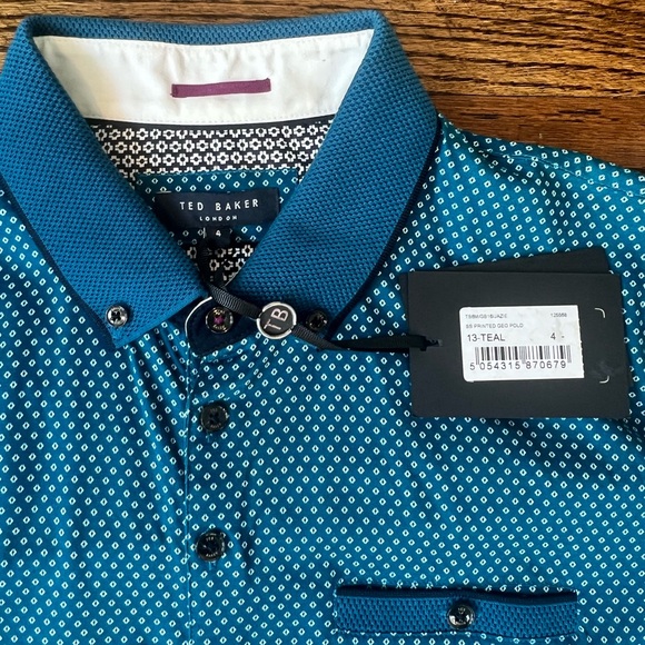 Men’s Ted Baker Polo - Size Medium - Picture 4 of 5